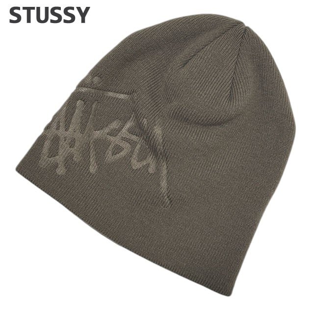 [���ָ���ݥ����5�ܥ����ڡ�����!!] ���� ���ƥ塼���� STUSSY DEBOSSED BASIC LOGO SKULLCAP �ӡ��ˡ� �����륭��å� �˥å� ����å� ��� ��ǥ����� ���� �������� ���ȥ꡼�� �����ȥܡ��� ���ȥå�����