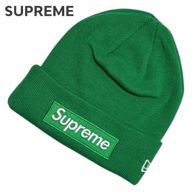 [���ָ���ݥ����5�ܥ����ڡ�����!!] ���� ����ץ꡼�� SUPREME New Era Box Logo Beanie �˥塼���� BOX���� �ӡ��ˡ� �˥åȥ���å� KNIT CAP ��� ��ǥ����� 20���� ���ȥ꡼�� �������� ���������� NEWERA