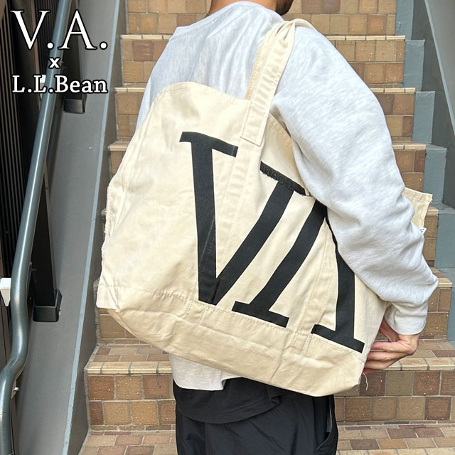 VA×L.L.Bean ToteLarge トートバッグ 藤原ヒロシ 美品 VARIOUS ARTISTS L.L.Bean リバーシブルトートバッグ M FRAGMENT