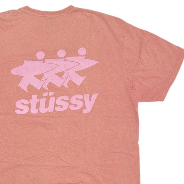 [ָݥ5ܥڡ!!] ƥ塼 STUSSY SURFWALK PIG.DYED TEE ե T ԥ PINK  XL š