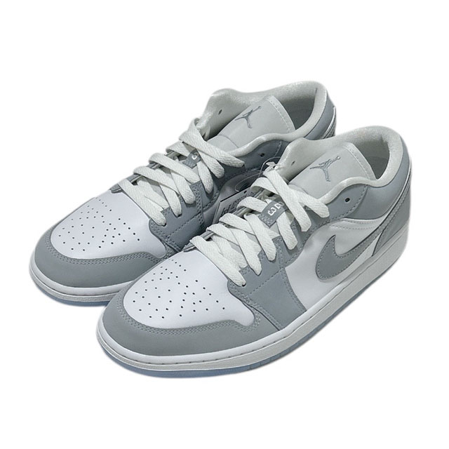 [ָݥ5ܥڡ!!]  ʥ NIKE WMNS AIR JORDAN 1 LOW  硼1  DC0774-105 WHITE/WOLF GREY-ALUMINIUM  28.5cm