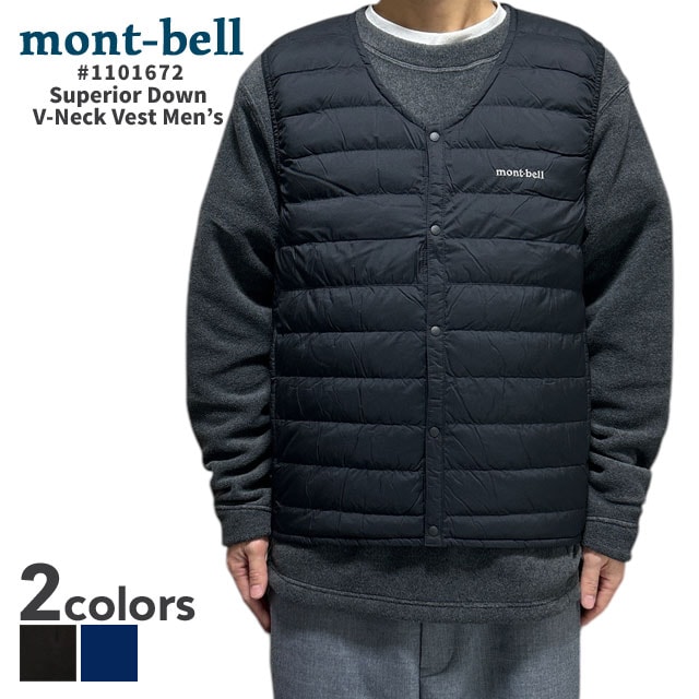 [ָݥ5ܥڡ!!]  ٥ mont-bell Superior Down V Neck Vest Men's ڥꥪ ٥ Ť 1101672  ȥɥ  Ф ϥ 