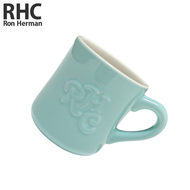 [���ָ���ݥ����5�ܥ����ڡ�����!!] ���� ����ϡ��ޥ� RHC Ron Herman Emboss Logo Mug �ޥ����å� ��� ��ǥ����� ���� �ӡ����������� ������ ���ᥫ�� ���ե� �ץ쥼���