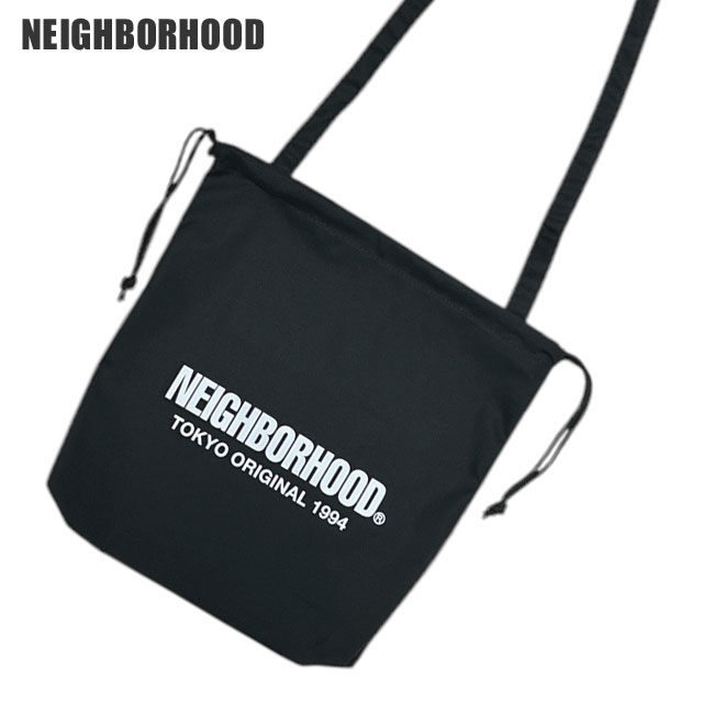 [ָݥ5ܥڡ!!]  ͥСեå NEIGHBORHOOD LOGO DRAWSTRING SHOULDER BAG Хå   251MYNH-CG03 HOODS ⡼ ߥ꥿꡼ Х 