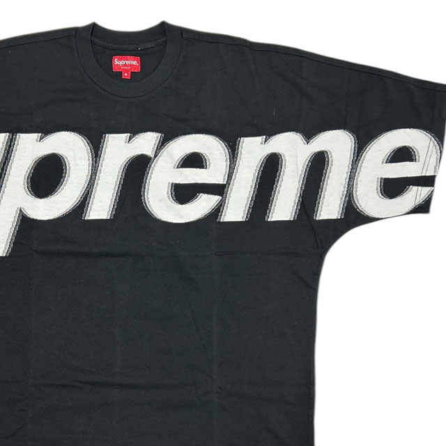 [���ָ���ݥ����5�ܥ����ڡ�����!!] ������/̤���� ����ץ꡼�� SUPREME Intarsia S/S Top T����� BLACK ��� M������