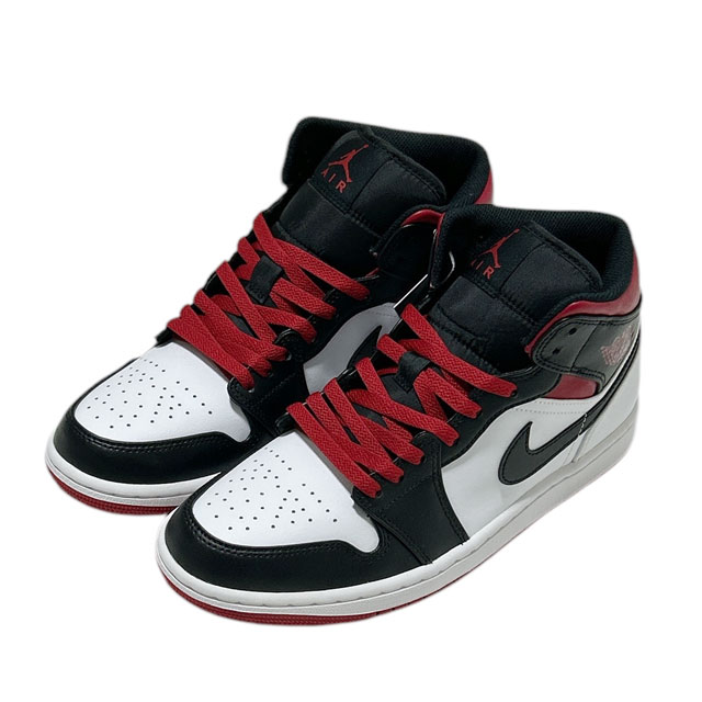 [ָݥ5ܥڡ!!]  ʥ NIKE AIR JORDAN 1 MID 硼1 WHITE/GYM RED-BLACK DQ8426-106  26.5cm