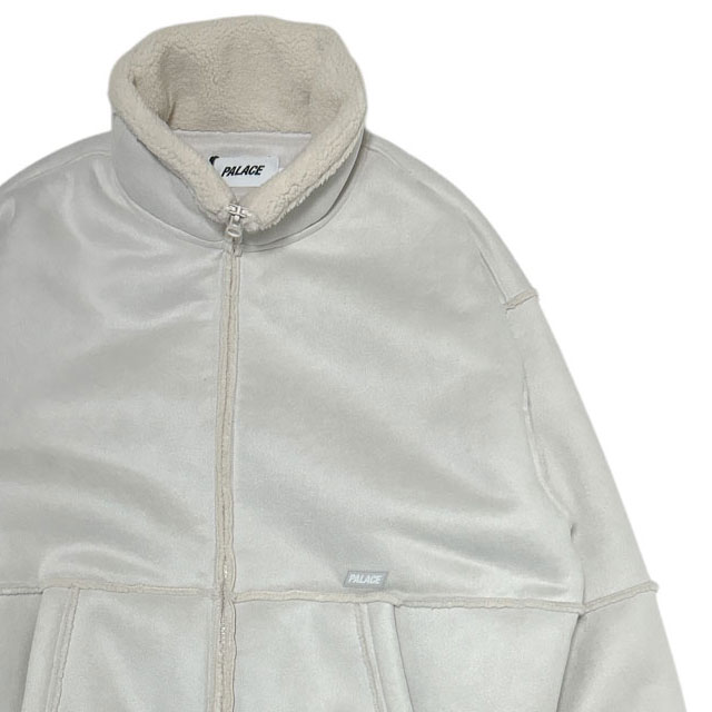 ڴָ̲ʡ   ѥ쥹 ȥܡ Palace Skateboards SHERPA FAUX SUEDE FUNNEL  㥱å SOFT WHITE  L