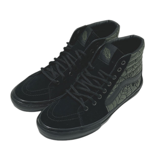 [ָݥ5ܥڡ!!]  Х VANS SK8-HI Ben Kadow Spider Web VN0A5FCC890 BLACK/KHAKI  27.5cm