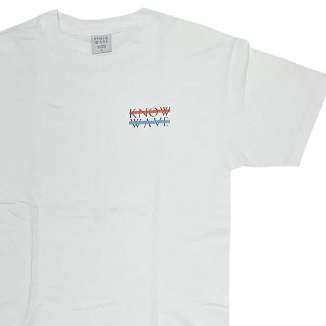 [���ָ���ݥ����5�ܥ����ڡ�����!!] �Ρ��������� KNOW WAVE Heart Logo T-Shirt T����� WHITE ��� M������ ����š�TEE