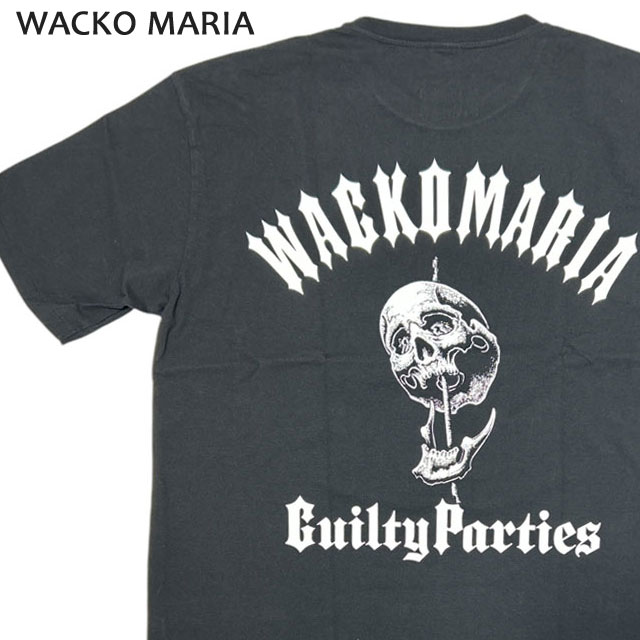 [���ָ���ݥ����5�ܥ����ڡ�����!!] ���� �拾�ޥꥢ WACKO MARIA 56 TATTOO STUDIO/WASHED HEAVY WEIGHT CREW NECK T-SHIRT T����� ��� ���� GUILTY PARTIES ����ƥ��� �ѡ��ƥ�����