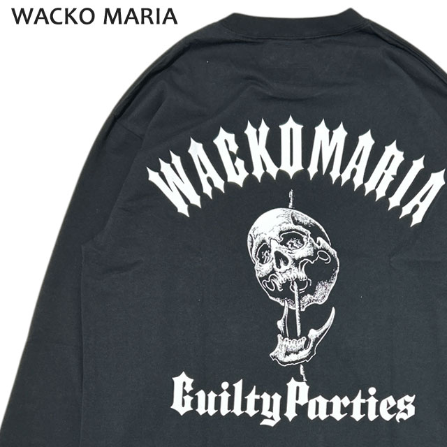 [���ָ���ݥ����5�ܥ����ڡ�����!!] ���� �拾�ޥꥢ WACKO MARIA 56 TATTOO STUDIO/WASHED HEAVY WEIGHT LONG SLEEVE T-SHIRT ĹµT����� ��� ���� GUILTY PARTIES ����ƥ��� �ѡ��ƥ�����