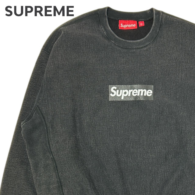 [���ָ���ݥ����5�ܥ����ڡ�����!!] ���� ����ץ꡼�� SUPREME Washed Box Logo Crewneck �ܥå������� BOX���� �������å� ��� ��ǥ����� ���� ���ȥ꡼�� �������� ����������