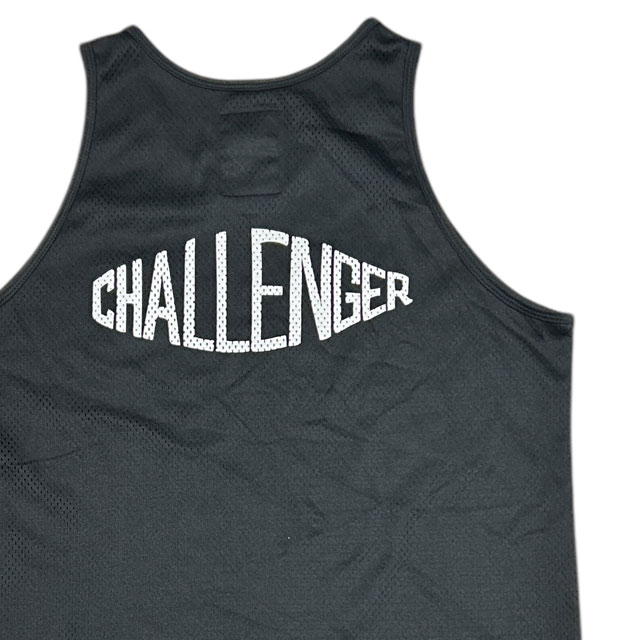 [���ָ���ݥ����5�ܥ����ڡ�����!!] �����󥸥㡼 CHALLENGER LOGO MESH TANK TOP ���� �ȥå� BLACK ��� S����������š�