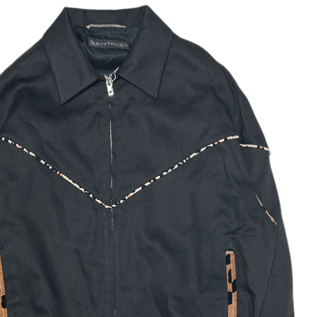 [ָݥ5ܥڡ!!]  拾ޥꥢ WACKO MARIA LEOPARD WESTERN JACKET 쥪ѡ  㥱å 24SS-WMO-BL11  BLACK M