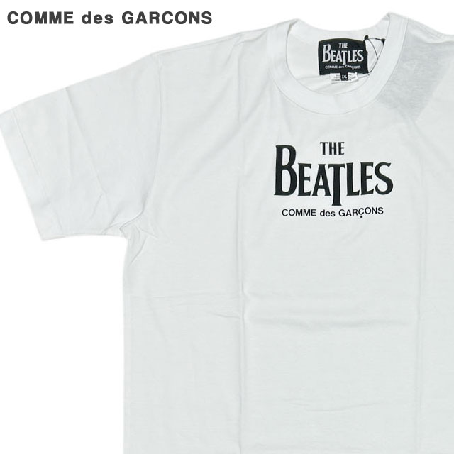 [ָݥ5ܥڡ!!]  ӡȥ륺 ǥ륽 THE BEATLES COMME des GARCONS The Beatles Logo Tee T  ǥ
