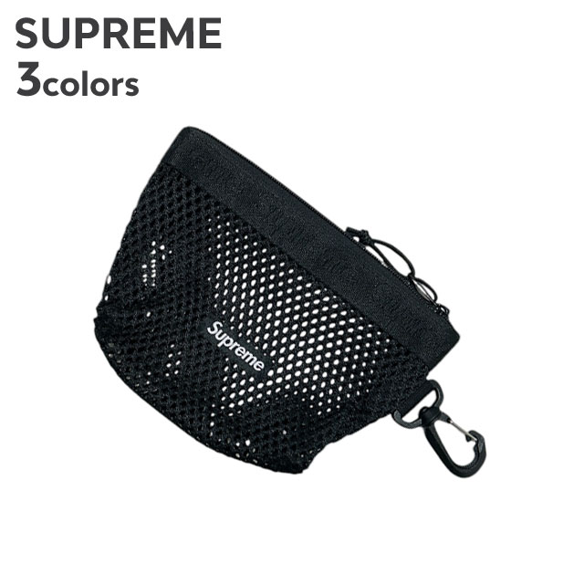 [���ָ���ݥ����5�ܥ����ڡ�����!!] ���� ����ץ꡼�� SUPREME Mesh Mini Pouch ��å��� �ߥ� �ݡ��� ��� ��ǥ����� ���� ���ȥ꡼�� �������� ����������