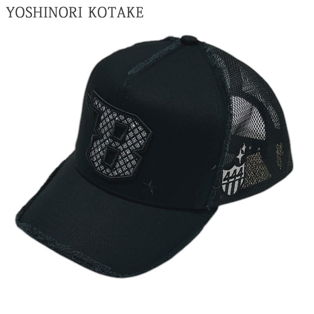 [ָݥ5ܥڡ!!]  襷Υꥳ YOSHINORI KOTAKE 8 LOGO LAME MESH CAP  å å  ǥ  ȥå