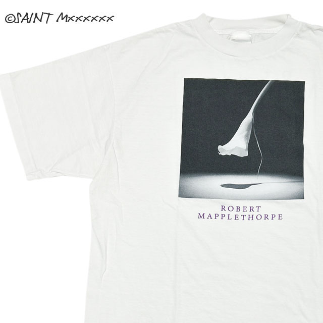 [ָݥ5ܥڡ!!]   ޥ SAINT MICHAEL x Сȡᥤץ륽 Robert Mapplethorpe CALLA LILY MT SS Tee T  ǥ SAINT Mxxxxxx 