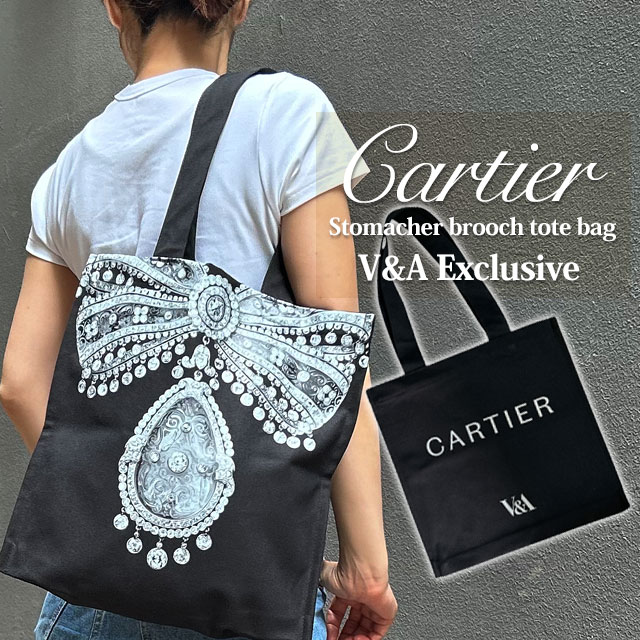  ƥ Cartier Ѵ V&A Stomacher Brooch Tote Bag ȡȥХå  ǥ  ȥޥå ֥ ȥꥢɥСʪ  ̤ȯ  ѹ Made in UK ˥ååȥ