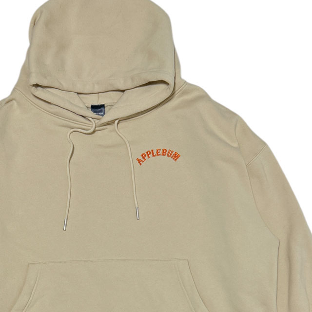 [���ָ���ݥ����5�ܥ����ڡ�����!!] ���åץ�Х� APPLEBUM LOGO SWEAT HOODY �������å� �ա��ǥ��� ��� BEIGE M����������š�