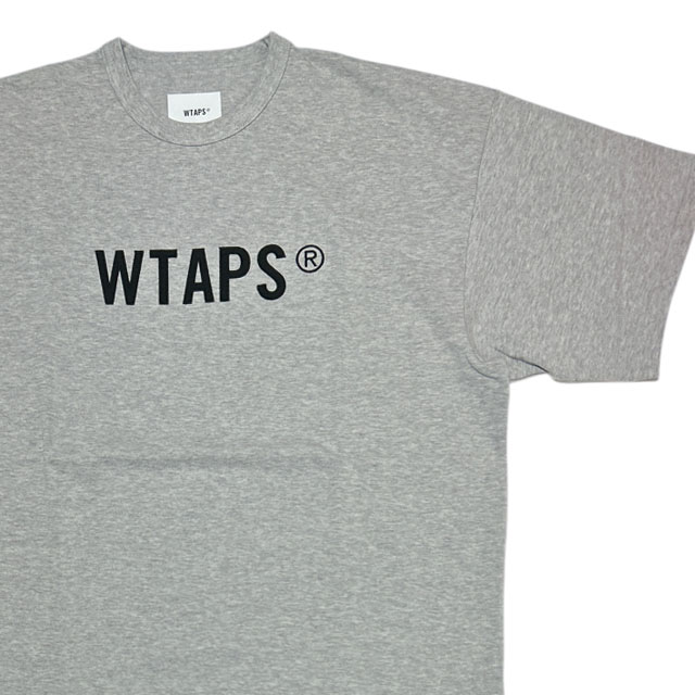 [ָݥ5ܥڡ!!]  ֥륿åץ WTAPS 24SS SIGN SS COTTON TEE T 241ATDT-CSM22 ASH GRAY  2 M 2024SS