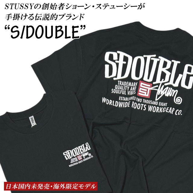 [ָݥ5ܥڡ!!] ܹ̤ȯ䡦  ֥ S/DOUBLE WORKGEAR TEE T   SHAWN STUSSY 硼 ƥ塼