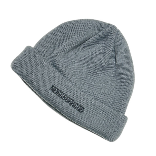 [ָݥ5ܥڡ!!] ͥСեå NEIGHBORHOOD 23AW BEANIE MINI ӡˡ ˥åȥå 232YGNH-HT02 GRAY  FREEš2023AW