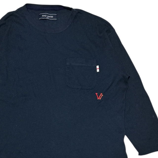 ڴָ̲ʡ  ߥƥå WHIZ LIMITED CORDURA ǥ POCKET THERMAL TEE ݥå ޥ ʬT NAVY  M š