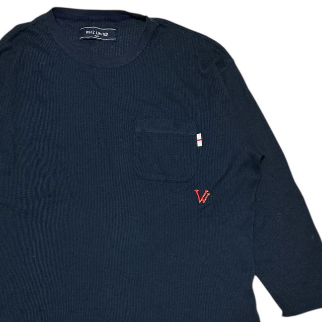 [ָݥ5ܥڡ!!] ߥƥå WHIZ LIMITED CORDURA ǥ POCKET THERMAL TEE ݥå ޥ ʬT NAVY  M š