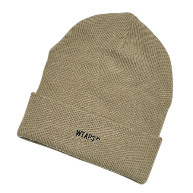 [ָݥ5ܥڡ!!] ֥륿åץ WTAPS 21AW BEANIE 01 ˥åȥå ӡˡ 212MADT-HT01 BEIGE  FREE š2021AW