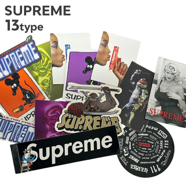 [ָݥ5ܥڡ!!]  ץ꡼ SUPREME Sticker ƥå ñ  ǥ 2025SS  ȥ꡼  