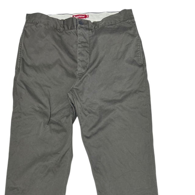 [ָݥ5ܥڡ!!] ץ꡼ Supreme Chino Pant Υѥ GRAY  34 š