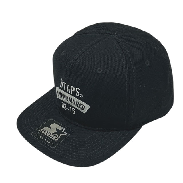 [ָݥ5ܥڡ!!] ֥륿åץ WTAPS x  STARTER SNAPBACK CAP ʥåץХå å BLACK  FREE š