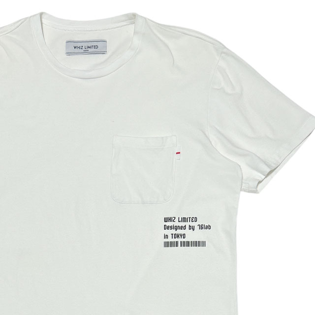 [ָݥ5ܥڡ!!] ߥƥå WHIZ LIMITED POCKET TEE ݥåT WHITE  M š
