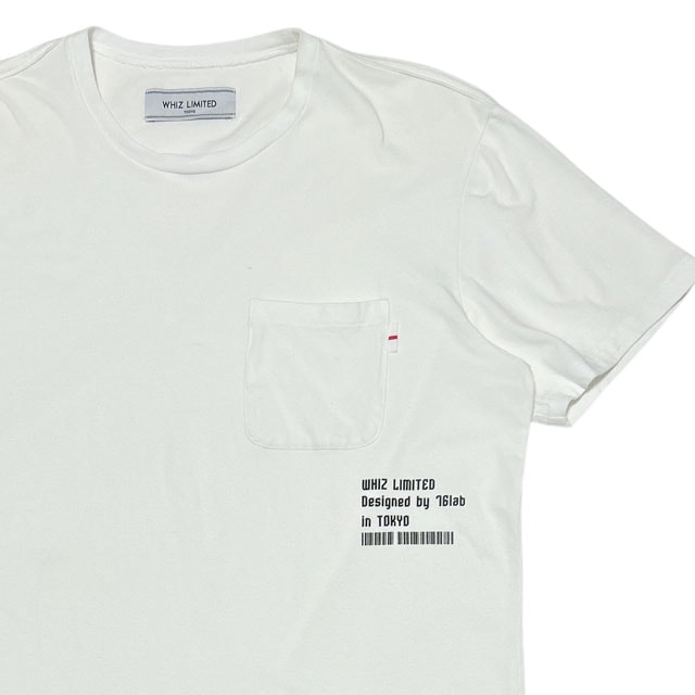 [ָݥ5ܥڡ!!] ߥƥå WHIZ LIMITED POCKET TEE ݥåT WHITE  M š