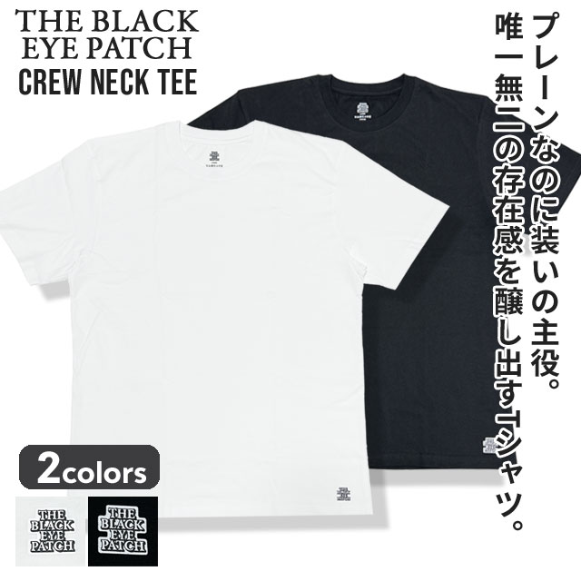 [ָݥ5ܥڡ!!]  ֥åѥå BlackEyePatch CREW NECK TEE T ñ Х ʡ  ȥåץ  åԥб  ǥ  ֥å ѥå BLACK EYE PATCH
