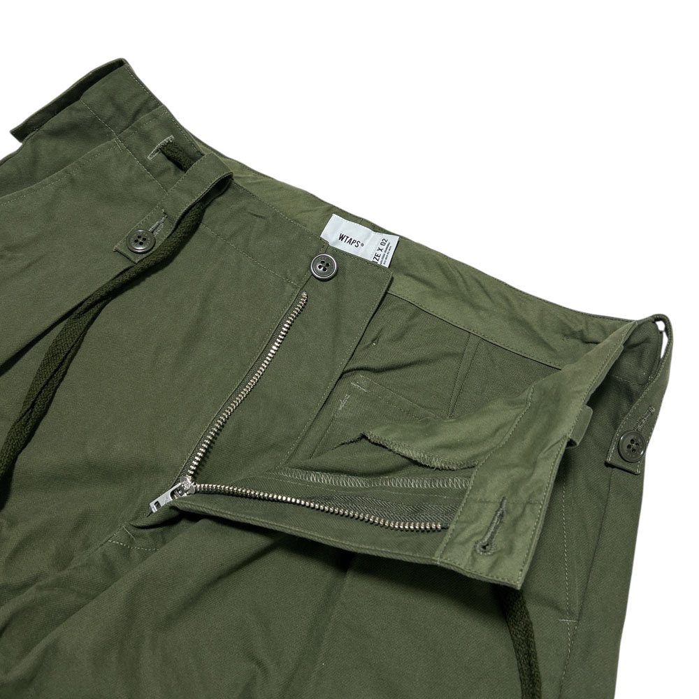 に*ぷ様 WTAPS 23AW MILT2001 TROUSERS S OLIV に*ぷ様 WTAPS 23AW MILT2001 TROUSERS S OLIV 期間限定ポイント