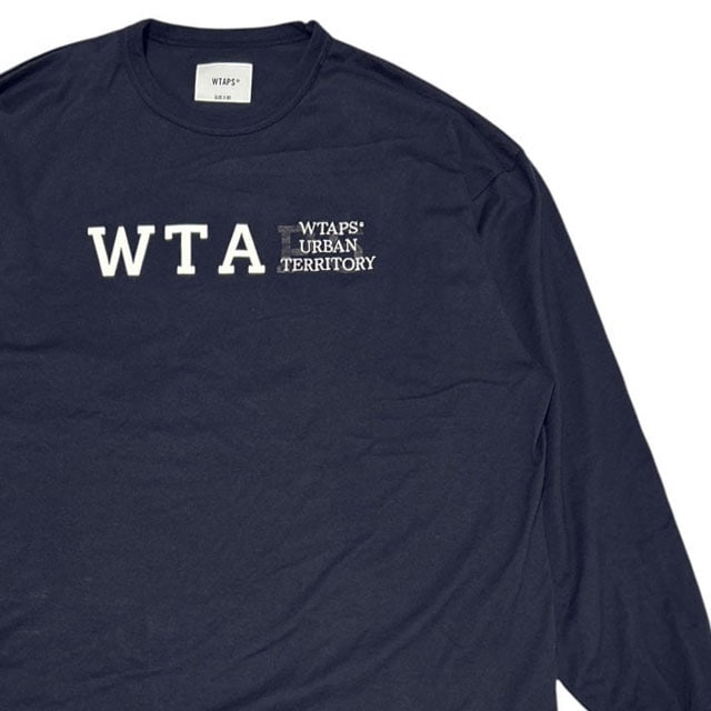 [ָݥ5ܥڡ!!] ֥륿åץ WTAPS 23SS DESIGN 01/LS TEE ĹµT 231ATDT-CSM03 NAVY  2  Mš2023SS