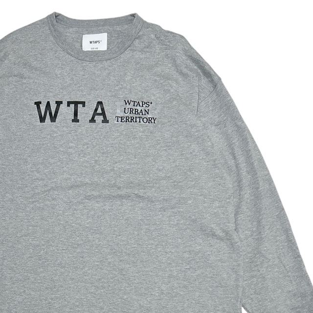 [���ָ���ݥ����5�ܥ����ڡ�����!!] ���֥륿�åץ� WTAPS 23SS DESIGN 01/LS TEE ĹµT����� 231ATDT-CSM03 GRAY ��� ������2  M����������š�2023SS