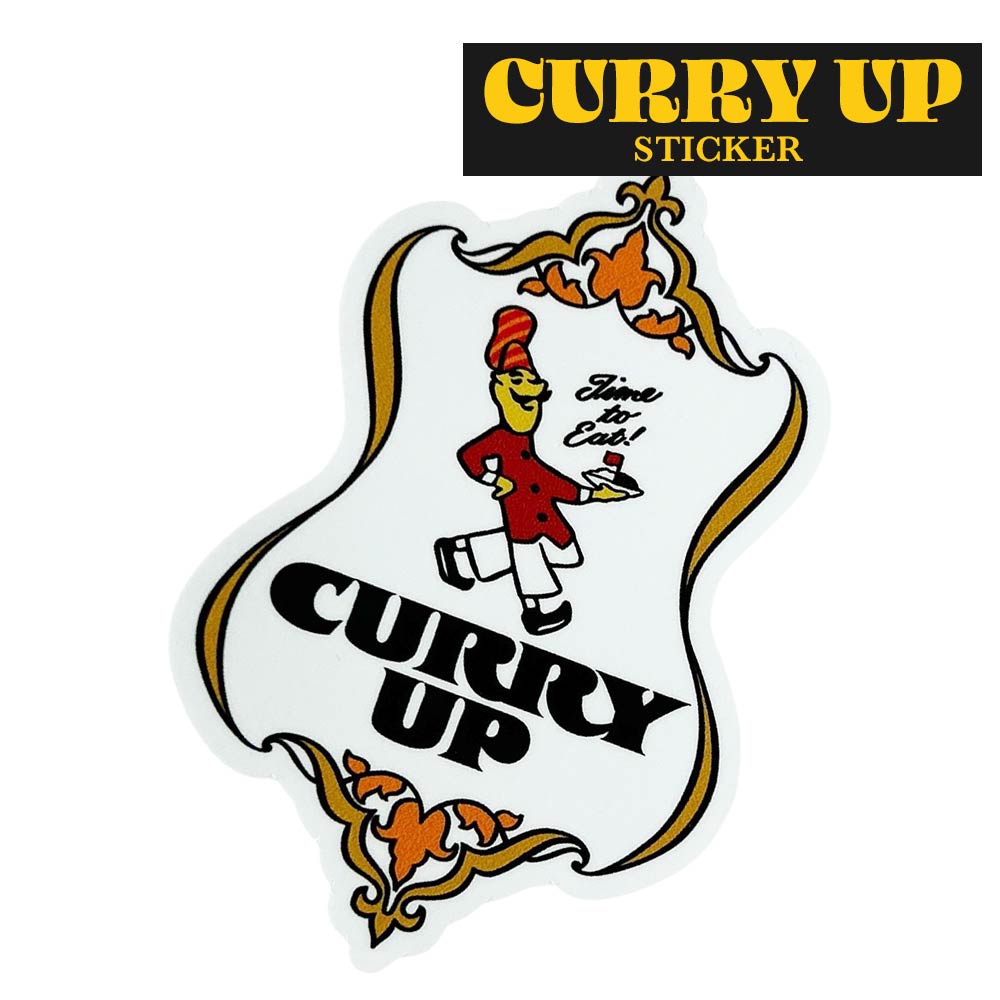 [ָݥ5ܥڡ!!]  ꡼å CURRY UP Ź޸ STICKER #2 ƥå  ǥ  NIGO ˥ APE  HUMAN MADE ҥ塼ޥᥤ