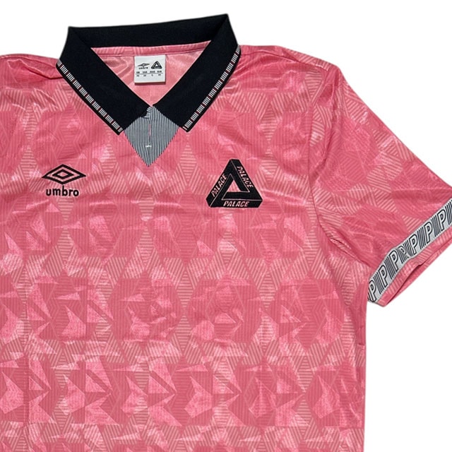 [ָݥ5ܥڡ!!] ѥ쥹 ȥܡ Palace Skateboards x ֥ umbro Classic Jersey 㡼 PINK  M(USA)š