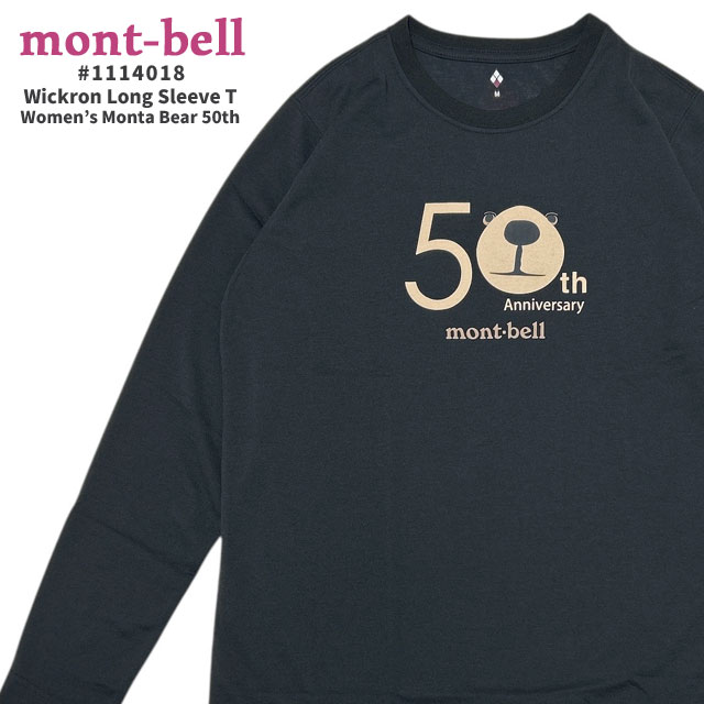 [ָݥ5ܥڡ!!]  ٥ mont-bell 50th WIC.󥰥꡼ T Women's 󥿥٥ å 50ǯǰ ĹµT 1114018 ǥ ȥɥ  Ф ϥ 