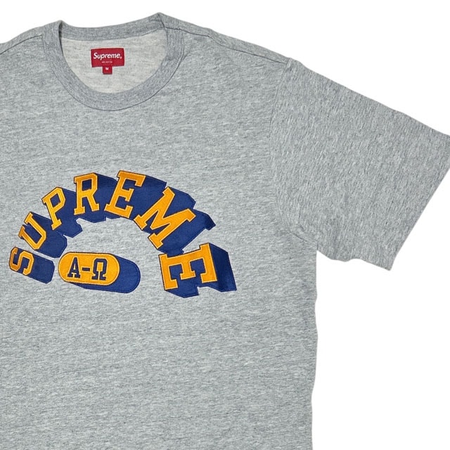 [ָݥ5ܥڡ!!] ץ꡼ SUPREME Alpha Omega S/S Top ե ᥬ  T HEATHER GRAY  Mš