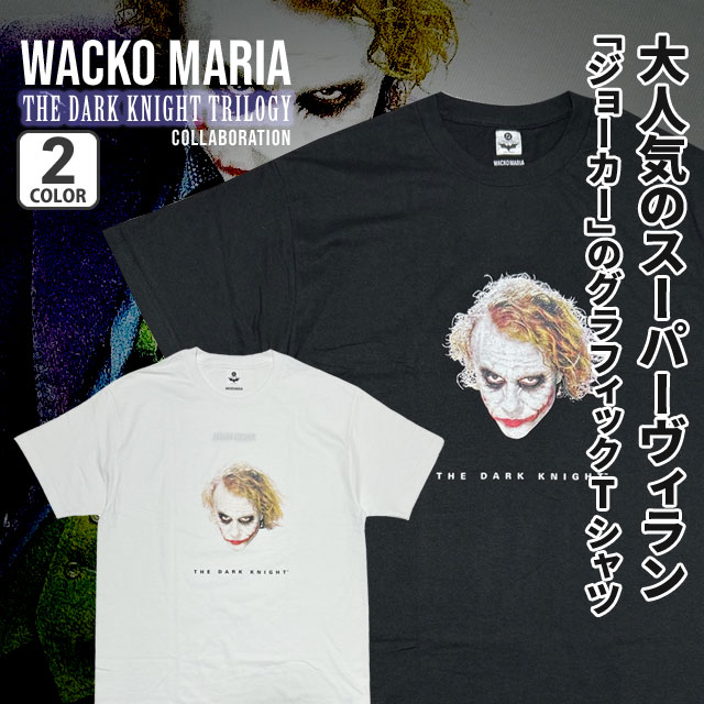 [ָݥ5ܥڡ!!]  拾ޥꥢ WACKO MARIA THE DARK KNIGHT TRILOGY/CREW NECK T-SHIRT (TYPE-2) T   ʥȥȥ 硼 JOKER