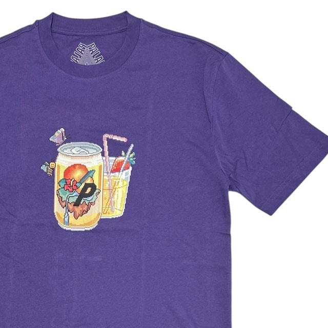 [���ָ���ݥ����5�ܥ����ڡ�����!!] �ѥ쥹 �������ȥܡ��� Palace Skateboards FRUITY T-SHIRT TEE T����� PURPLE ��� M����������š�