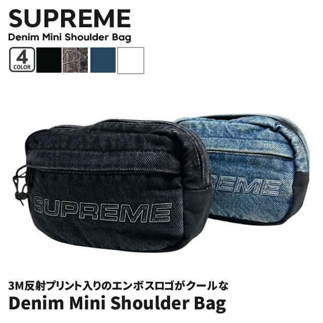 Supreme 2025FW デニムショルダーバッグ Washed Indigo Supreme Denim Shoulder Bag Washed Indigo - FW25 - US