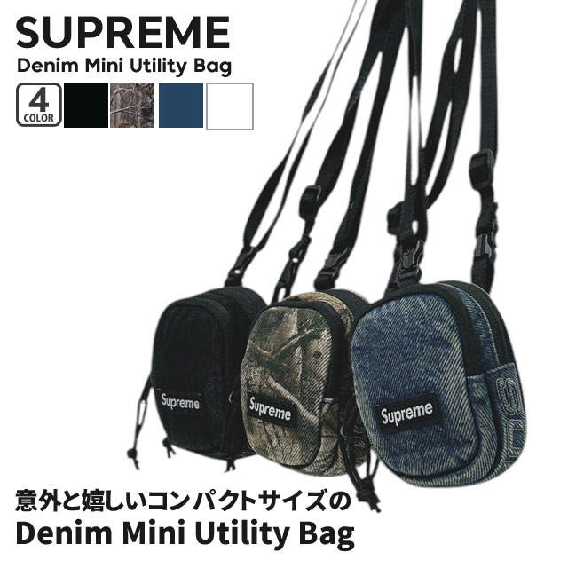 [ָݥ5ܥڡ!!]  ץ꡼ SUPREME 25FW Denim Mini Utility Bag 桼ƥƥ Хå  ǥ 2025FW 2025AW 25AW  ȥ꡼  