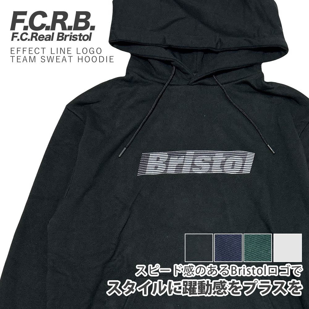 [ָݥ5ܥڡ!!]  եӡ F.C.R.B. EFFECT LINE LOGO TEAM SWEAT HOODIE å ѡ   FCRB F.C.Real Bristol ե쥢֥ꥹȥ