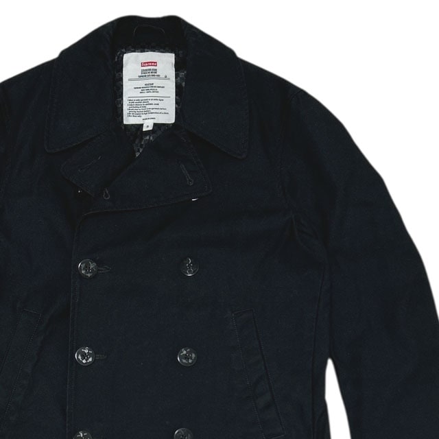 [ָݥ5ܥڡ!!] ץ꡼ SUPREME Peacoat ԡ BLACK  Sš