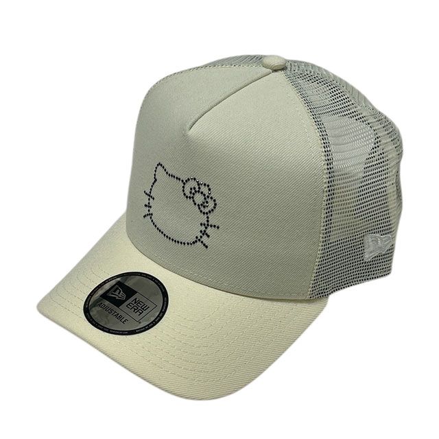 [ָݥ5ܥڡ!!] /̤ ˥塼 New Era x ϥƥ Hellokitty MESH CAP å奭å OFF WHITE  FREE
